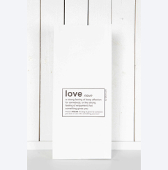 Påse Love - stor vit