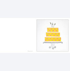 Tårta - gul