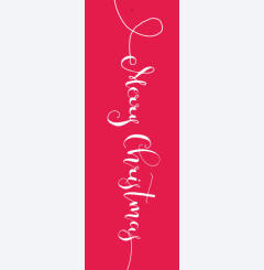 Merry Christmas - röd