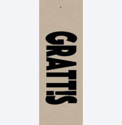 Gratt!s kartong/svart
