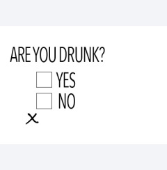 Are you drunk...