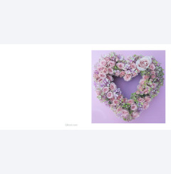 Hjärta av blommor