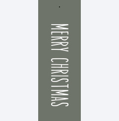 Merry Christmas grön