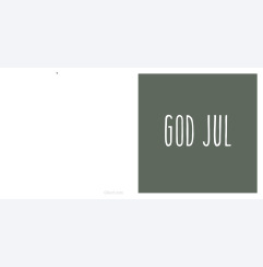 God Jul grön