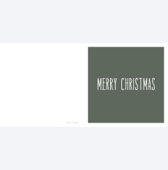 Merry Christmas grön