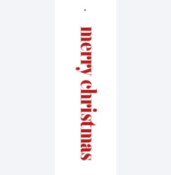 Merry Christmas röd elefant