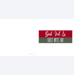 God Jul &amp; Gott Nytt År