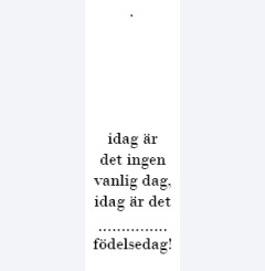 Födelsedag 